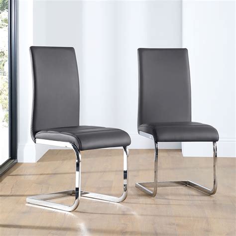 leather and chrome dining chairs|Chrome leather dining chairs